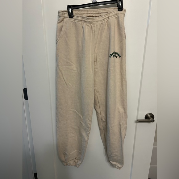 emma chamberlain Pants - Limited Edition Emma Chamberlain Coffee Cream Sweatpants